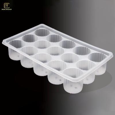 Chine Aliments surgelés transparents Tray Packaging de la boulette 23*14*3.5cm à vendre