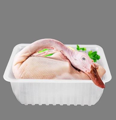 China Empacotamento de carne biodegradável branco do plástico de 28*18*10cm à venda