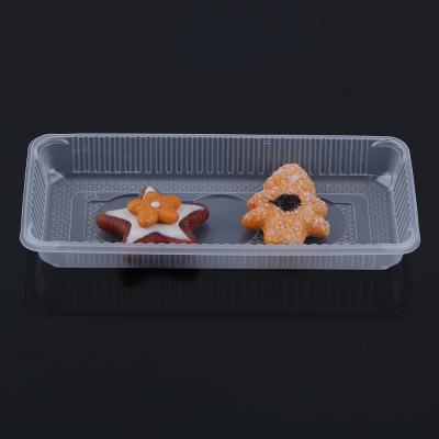 China Disposable Plastic PP Food Frozen Dumplings Tray for sale