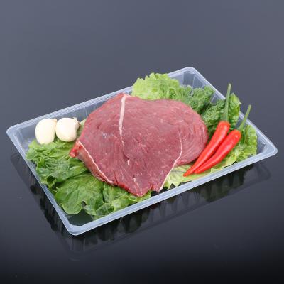 China Disposable 22.5x15.5x2cm FDA Plastic Meat Tray for sale