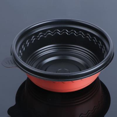 China Plastic 1000ml Microwavable Disposable Soup Bowls for sale