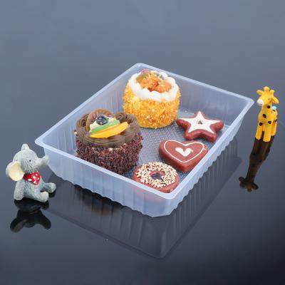 China 4cm FDA Microwavable Disposable Plastic Food Tray For Packaging for sale