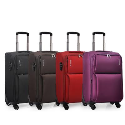 China New Brand Modern Hanke Aluminum Alloy Nylon Fabric Suitcase Waterproof Trolley Business Men Travel Vintage Luggage for sale