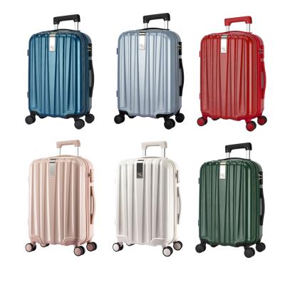 China Modern Hard Light Travel Vacation Suitcase Boarding Cabin Spinner High Quality Hanke Shell Luggage Filter Mount for sale