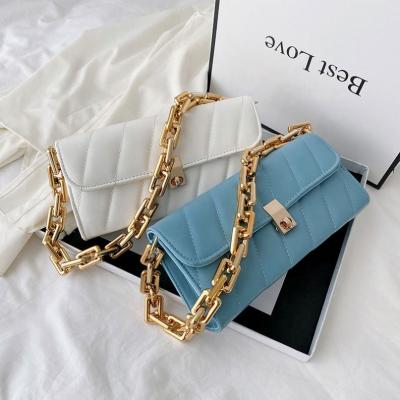 China New Designer Handbags Famous Brands 2021 Fashion Girls Cross - Long Body Chain Bags Women Purses and Ladies for sale