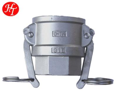 China Type D camlock construction material shops stainless steel self-lock coupling for sale