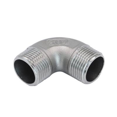 China 304 316 Stainless Steel Male To 90 Degree Equal Elbow Male for sale