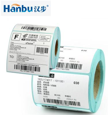 China 500pcs x 500pcs Waterproof Thermal Self Adhesive Anti-scratch Paper 70 x 50 Labels Roll Printing for sale