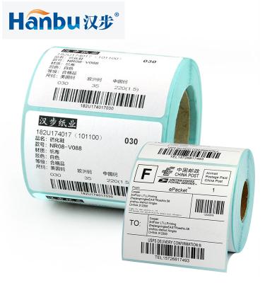 China Waterproof Anti-scratch Paper 50 x 30 Heat Sensitive Thermal Paper 800pcs Self Adhesive Labels Roll Printing for sale