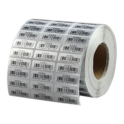 China Tearproof Ultra Aggressive Metallic Polyester, Matte Finish Silver Thermal Transfer Printable Label for sale