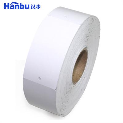 China Durable 50 * 100 * 800 Pcs / Roll Good Hardness Customize Garment Tag Roll For Barcode Printer for sale