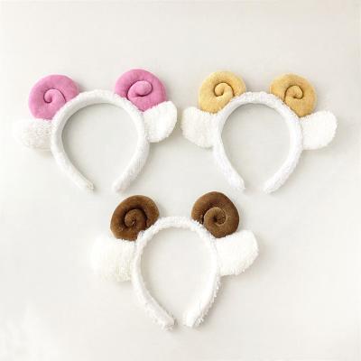 China European and American style cute plush sheep ear headbands for kids party props animal festival hair headbands cartoon statistics main ear bands for sale