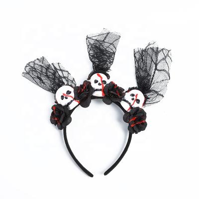 China Wholesale European and American style festival Halloween headbands for children party skull prop hair accessories for sale