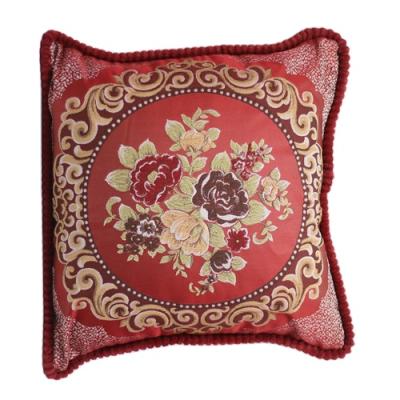 China Wholesale Home Portable Canvas Nordic Pastoral Textile Pillow Case Car Sofa Check Cotton Cushion Cover for sale