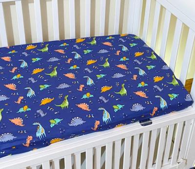 China Anti-Static Fitted Sheet Baby Crib Sheets for Baby Crib Cotton Customized Printed Blended Muslin Comfortable for sale