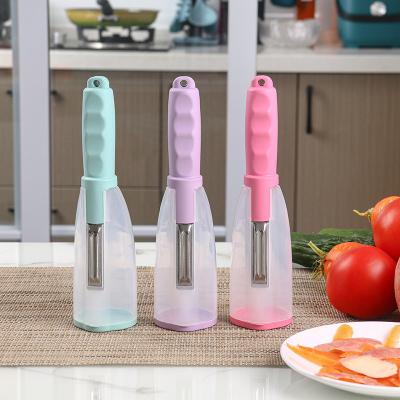 China Kitchen Supplies Peeler Type Multifunctional Kitchen Storage Tools Handle Kitchen Supplies Stainless Steel For Fruit Vegetable With PP Metal New for sale