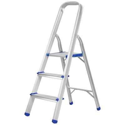 China Domestic Safe Folding Aluminum Folding Ladders Factory Price Step Ladders 3 Step for sale