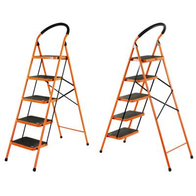 China Folding Ladders Excellent Quality Home Use Stainless Steel Indoor Folding Step Ladder for sale