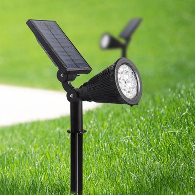 China Garden/LANDSCAPE/park Lamp Classic Solar Powered IP65 Adjustable 12 LED Lawn Lawn Outdoor Decorative Lighting Light Classic For Drop Shipping for sale