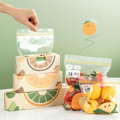 China Sustainable Factory Wholesale Environmentally Friendly Transparent Storage Bag Of Fruit Vegetable Storage Bags for sale