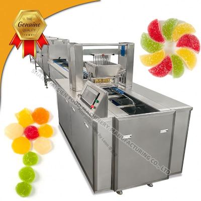 China Multifunctional Machinery Repair Shops Animal Star Heart Shapes Gummy Bear Charm Making Production Line for sale