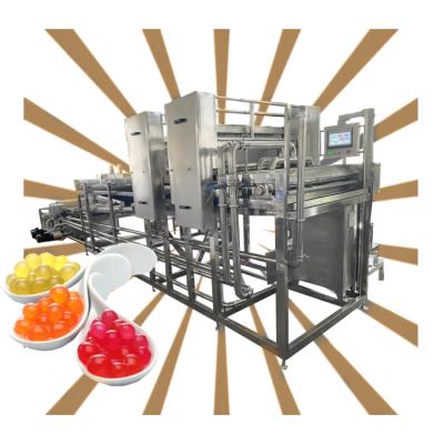 China Candy Popping Boba Machine Automatic High Productivity Juice Ball Popping Pearls Molding Machine for sale