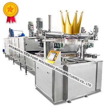 China Candy HARD CANDY MAKING MACHINE Fully Automatic Hard Candy Depositing Line for sale