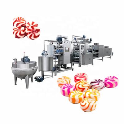 China Making differnent sizes and colors candies automatic hard candy production line / making machine from shanghai for sale