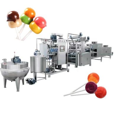 China Making differnent sizes and colors candies Shanghai New Tech Flat Lollipop Forming Machinery Stainless Steel CE ISO9001 for sale