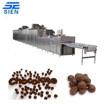 China Snack Factory Chocolate Enrobing Snickers Making Machine for sale