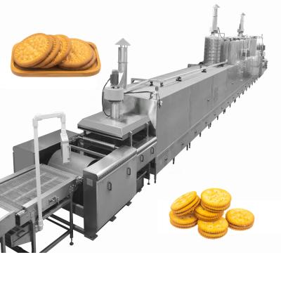 China Dairy factory bakery biscuit making machine/small hard biscuit production line for sale