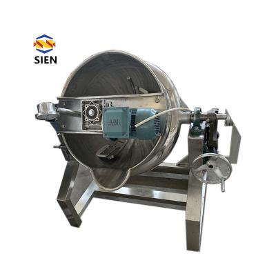 China Food Processing Machine New Design Tilting Sugar Melting Jacket Cooker Chocolate Syrup Cooker for sale