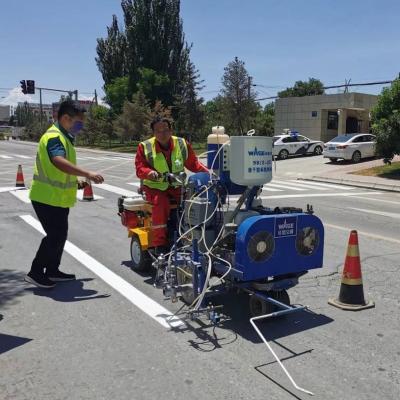 China MMA BPO Pavement Striping Machine Two Components Road Lane Marking Machine for sale