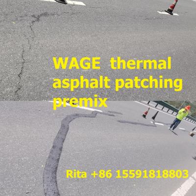 China Smelte Mix Asfalt Patch Material Asfalt Pothole Patch Voor Pothole Te koop