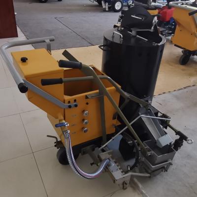 China 100L Paint Tank Manual Pushing Thermoplastic Line Striping Marking Machine 3-5mm Thickness for sale