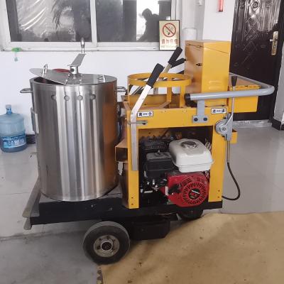 China 3-5mm Bulge Thickness Adjustable Thermoplastic Convex Line Pavement Striping Machine for Noise Marking zu verkaufen