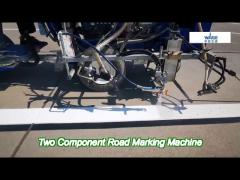 98:2  Mma +Bpo Two Component  Road Marking Machine Pneumatic Spraying