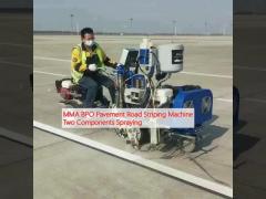 MMA BPO Pavement Road Striping Machine Two Components Spraying