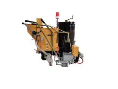 battery pushing thermoplastic road marking machine for convex line