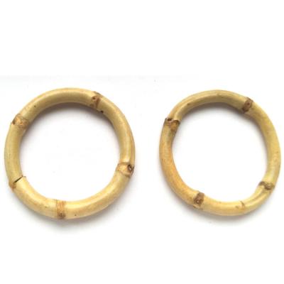 China 50mm round shape ring eco-friendly natural bamboo buckle for handbag for sale