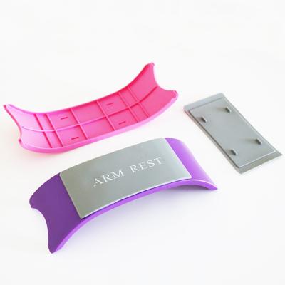 China Whole Used Finger Nail Art Factory Sale Various Widely Purple Rose Pad Wrist Hand Pillow for sale