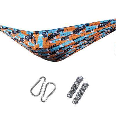 China Durable Fast Delivery Customized Pattern Printing Double Lightweight Camping Hammock for sale