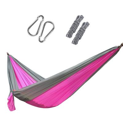 China China Custom Double & Durable LOW MOQ Manufacturer Fast Delivery Double & Lightweight Nylon Single Travel Hammock for sale