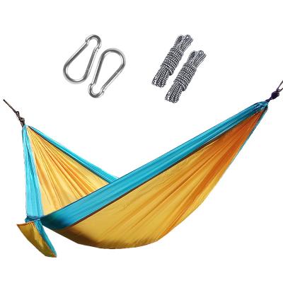 China 2022 High Quality Durable Outdoor Single And Double Parachute Nylon Hammocks / Camping Hammock for sale