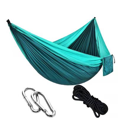 China Parachute Durable 2022 Outdoor Single And Double 100% Nylon Hammocks / Camping Hammock for sale