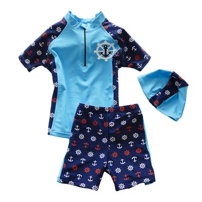 China Hot Sale High Quality Cartoon Printing Boys Breathable Cloth Kids Swimwear Plus Size Beach Wear for sale