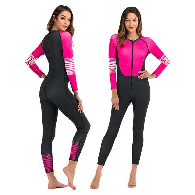 China Custom One Piece Surfing Wetsuits Breathable Front Zip Women Wetsuits Logo Scuba Diving Suits for sale