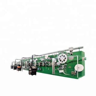 China High Capacity Quick Setup India Market Lady Sanitary Napkin Pad Production Line High Quality Making Machine for sale