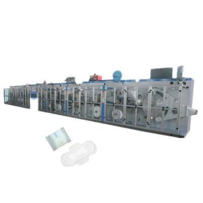 China Fast Installation Full Automatic CE Certificate Easy Package Lady Sanitary Napkin Pad Production Line Machine for sale