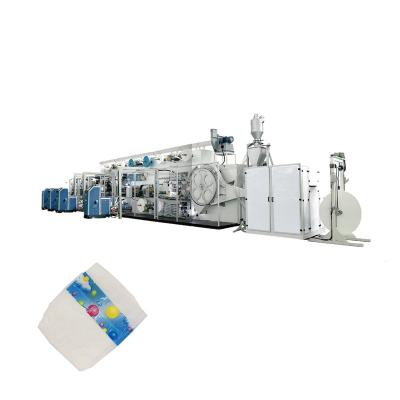 China Quick Stable Production Speed ​​Baby Diaper High Capacity Production Rig Disposable Diaper Making Machine Equipment for sale